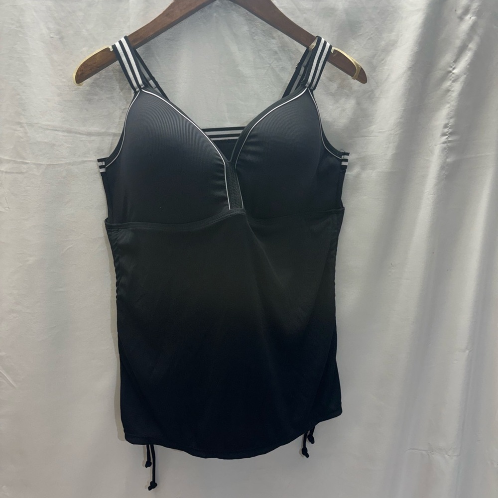 Free Country Black Swim Top - Picture 2 of 7